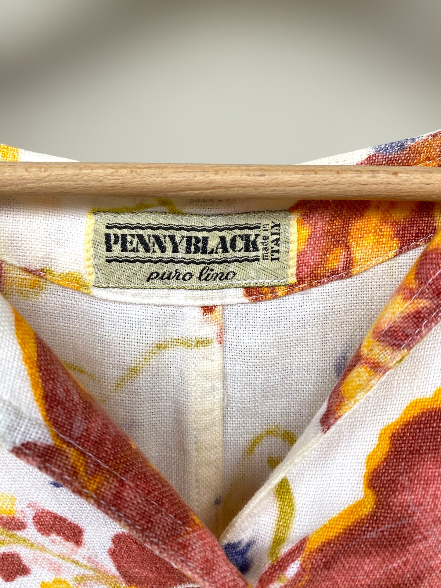 Penny Black pure lino vintage shirt