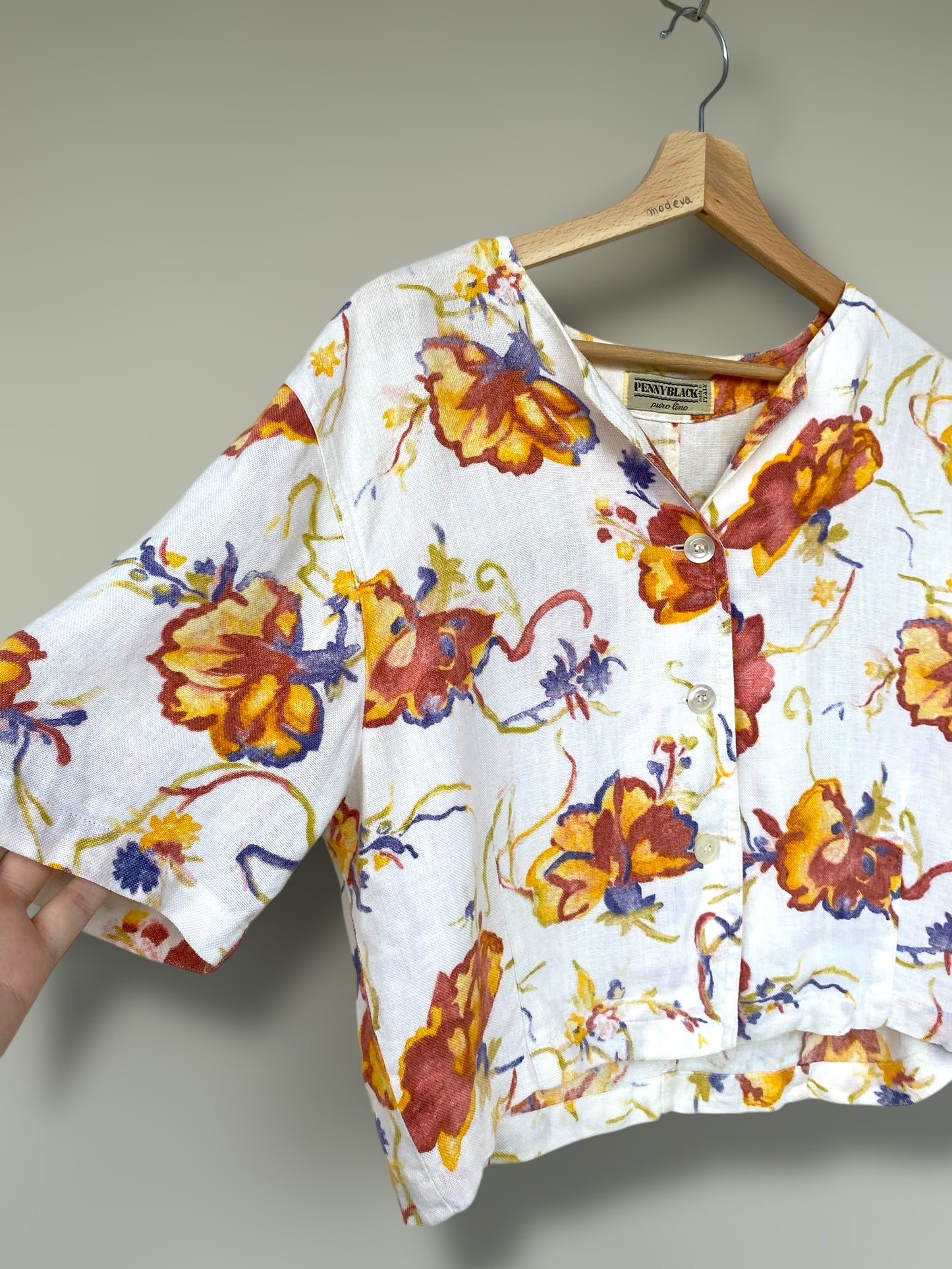Penny Black pure lino vintage shirt
