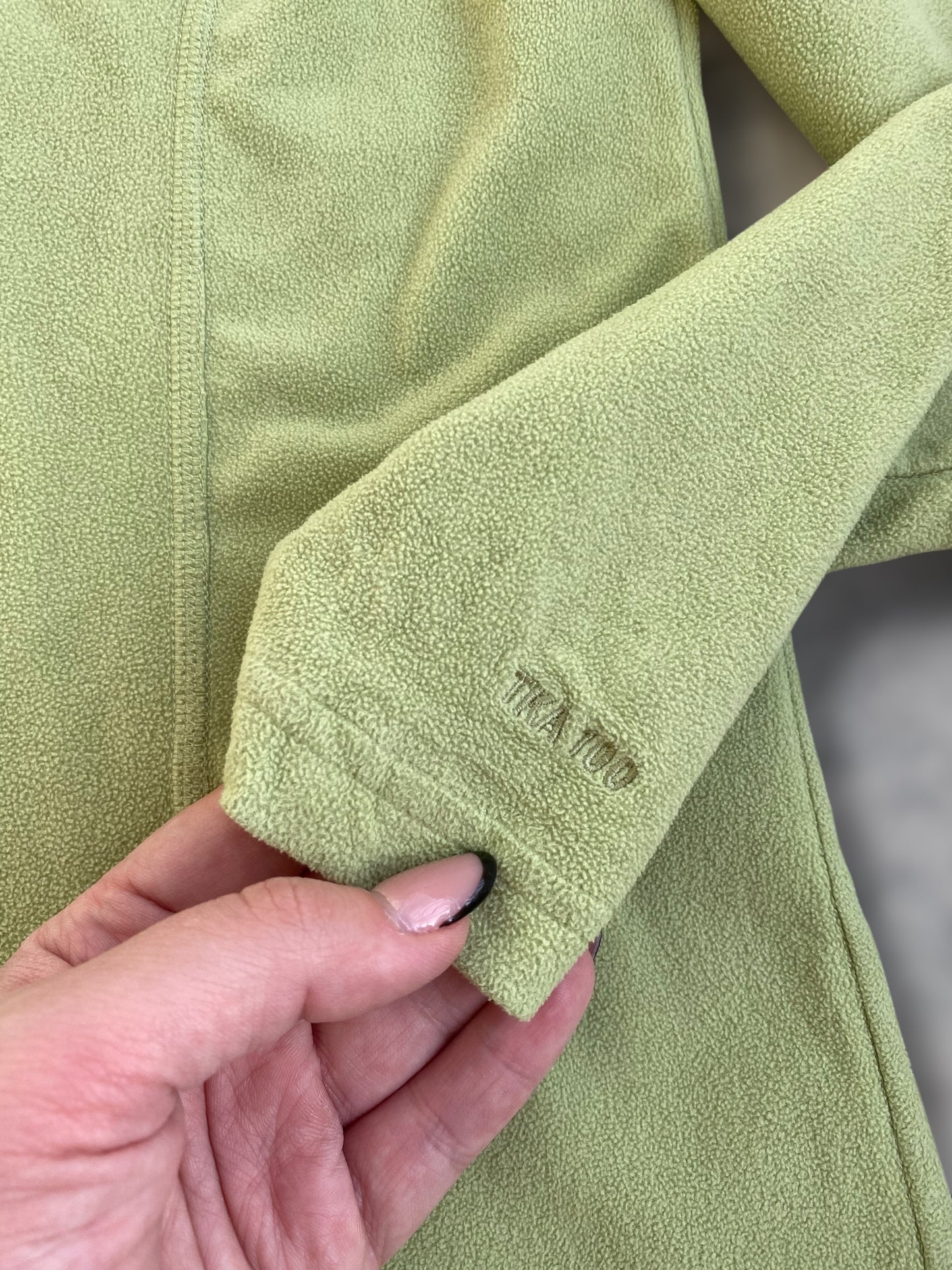 The north face 1/4 zip fleece