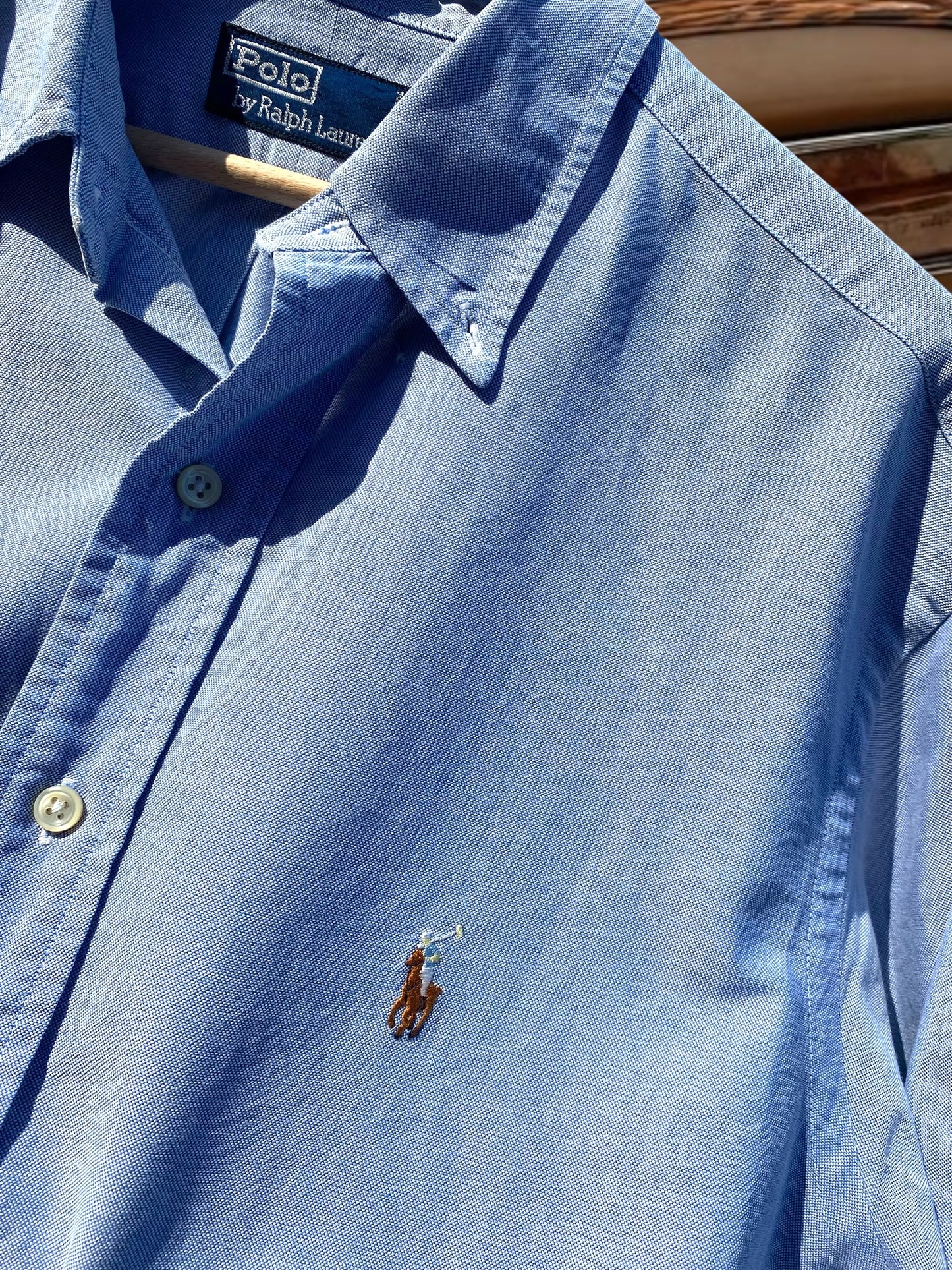 Polo by Ralph Lauren solf blue shirt