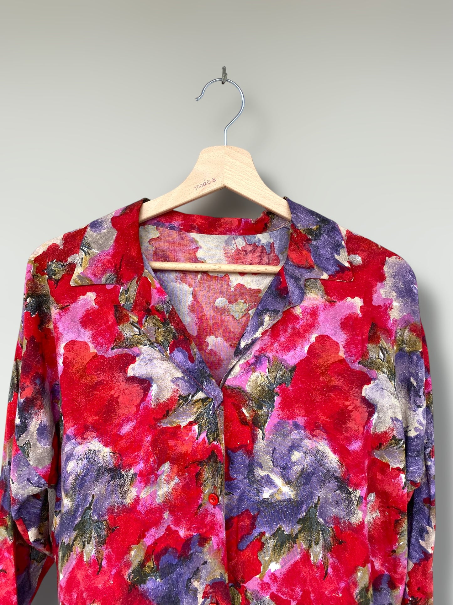 “Aquarella flowers” vintage shirt