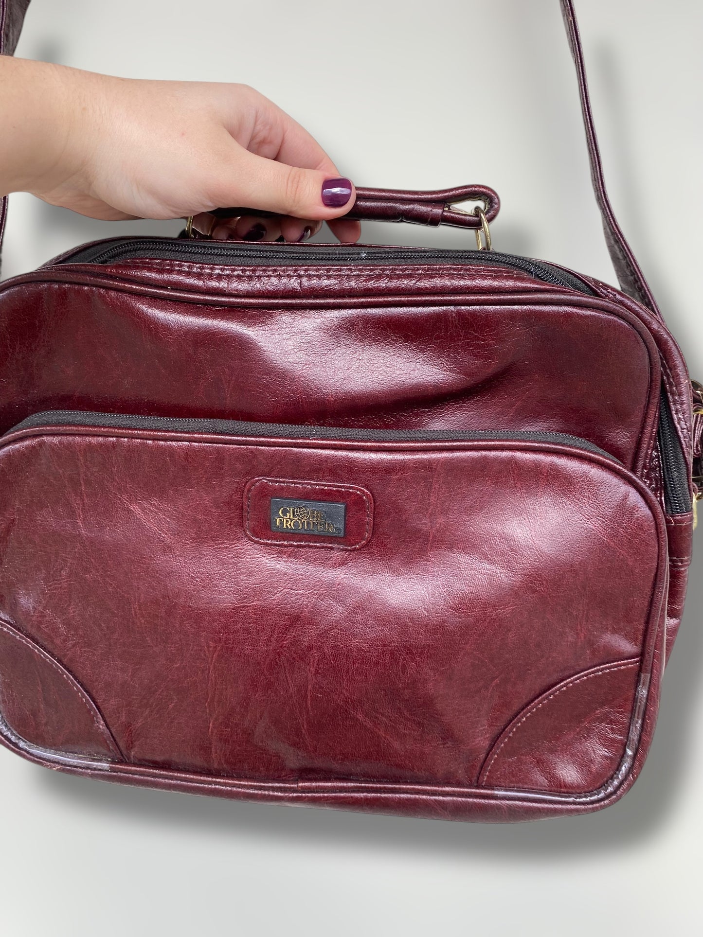90s Globe Trotter office bag