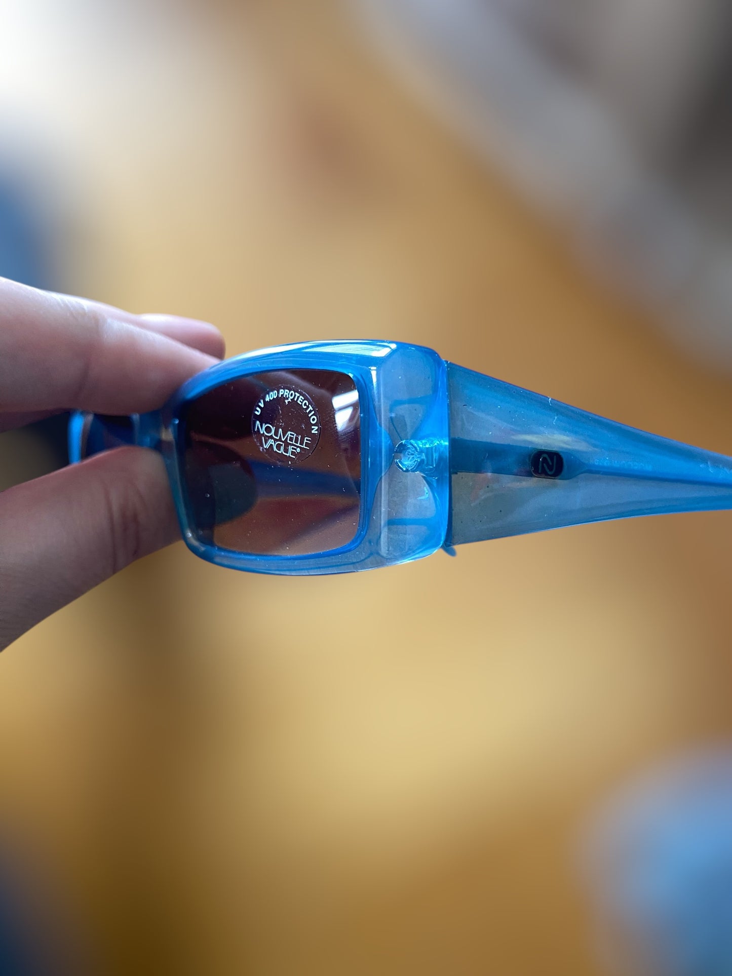 Vintage Nouvelle Vague blue sunglasses