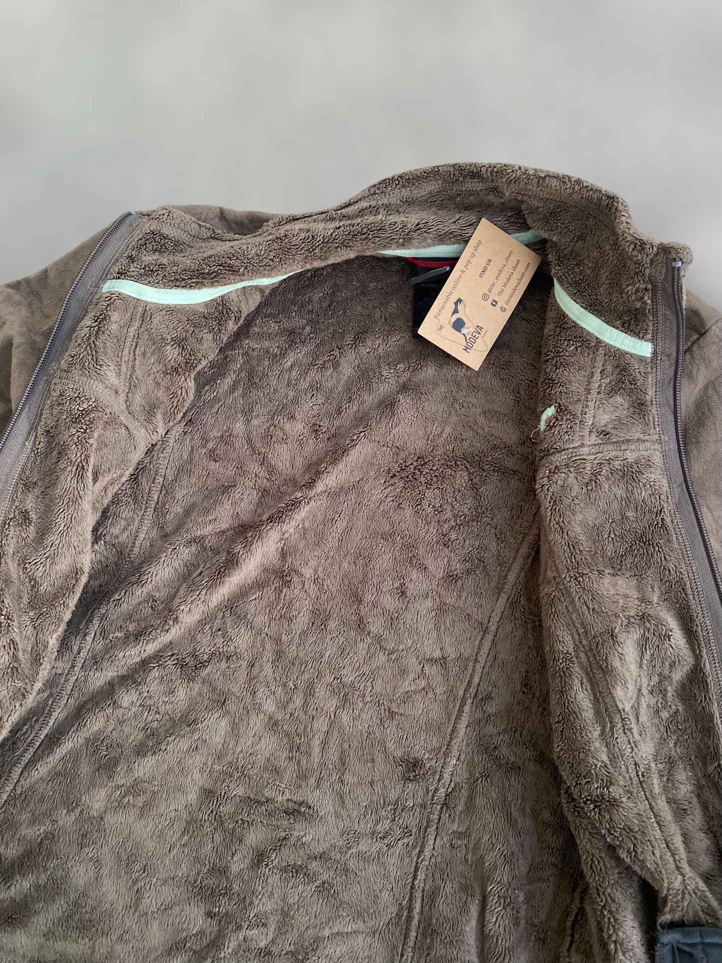 The North face fleece jacket in caramel color