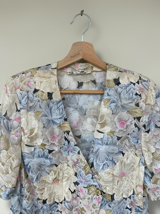 “Royal flowers” vintage shirt