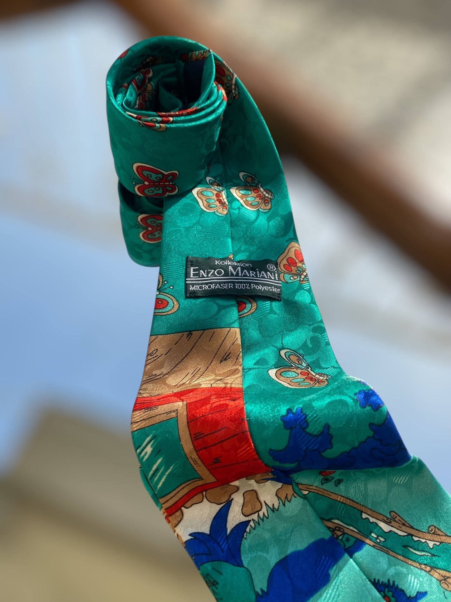 Vintage easter tie Enzo Mariani
