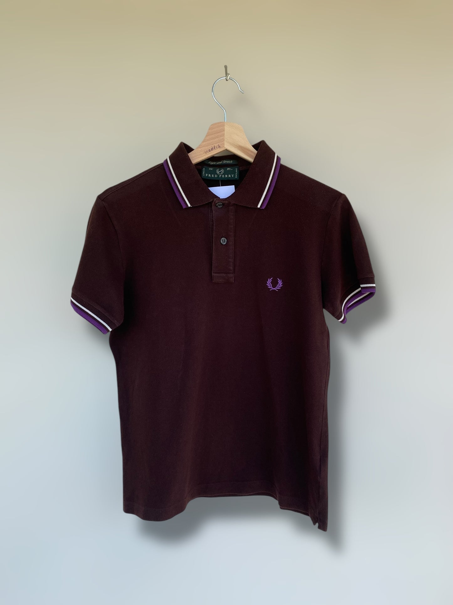 Fred Perry brown polo shirt