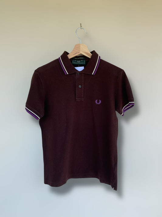Fred Perry brown polo shirt