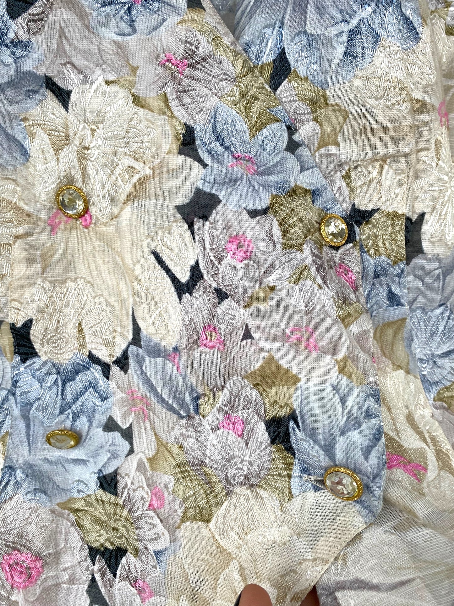 “Royal flowers” vintage shirt