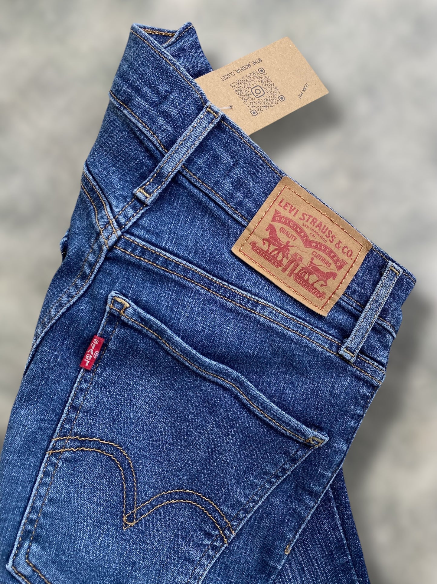 Levi’s mile high super skinny jean (xs-s)