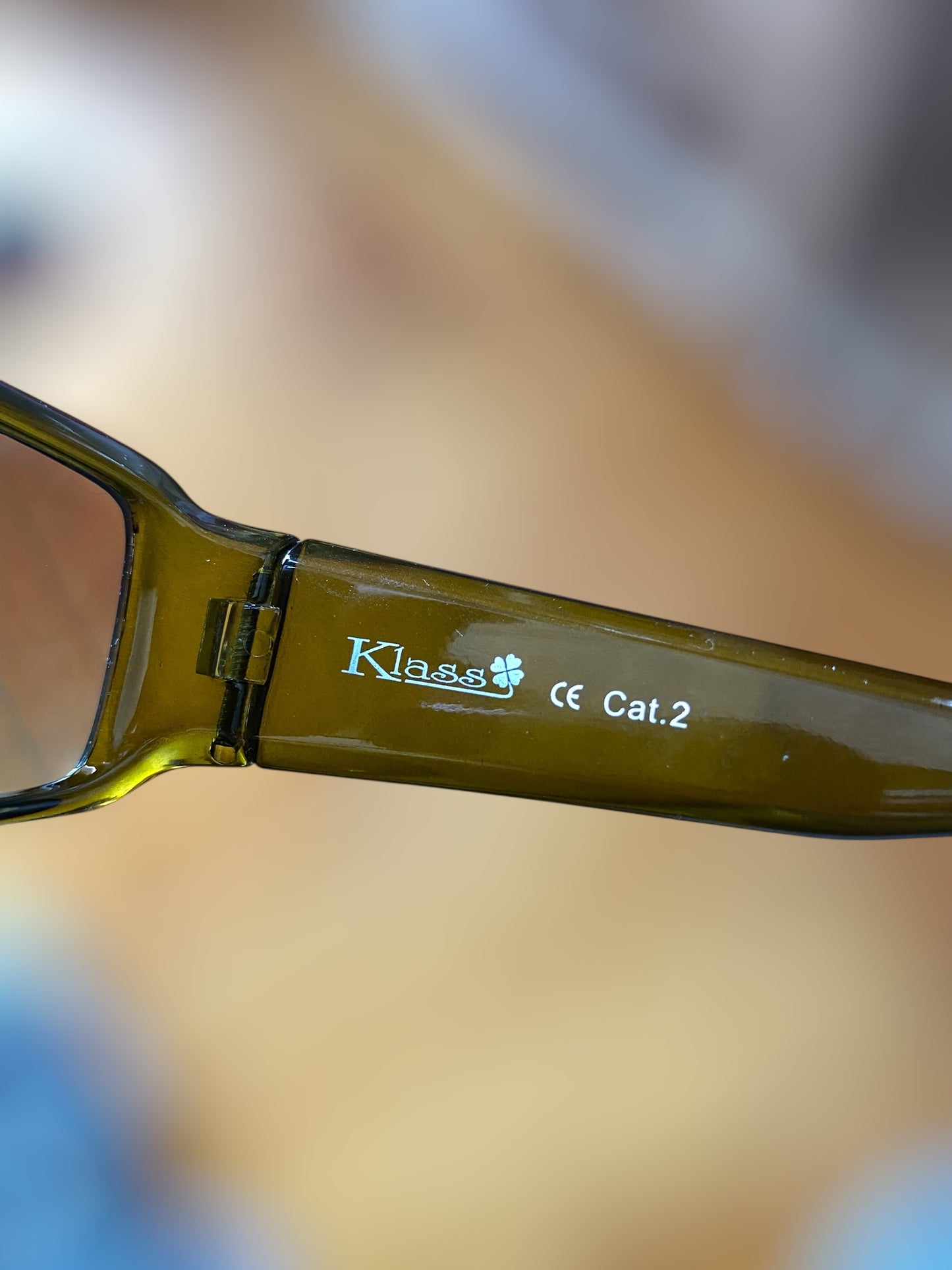 Vintage olive Klass sunglasses