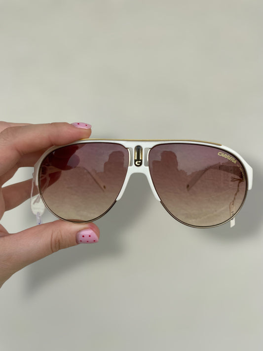Vintage white Carera sunglasses