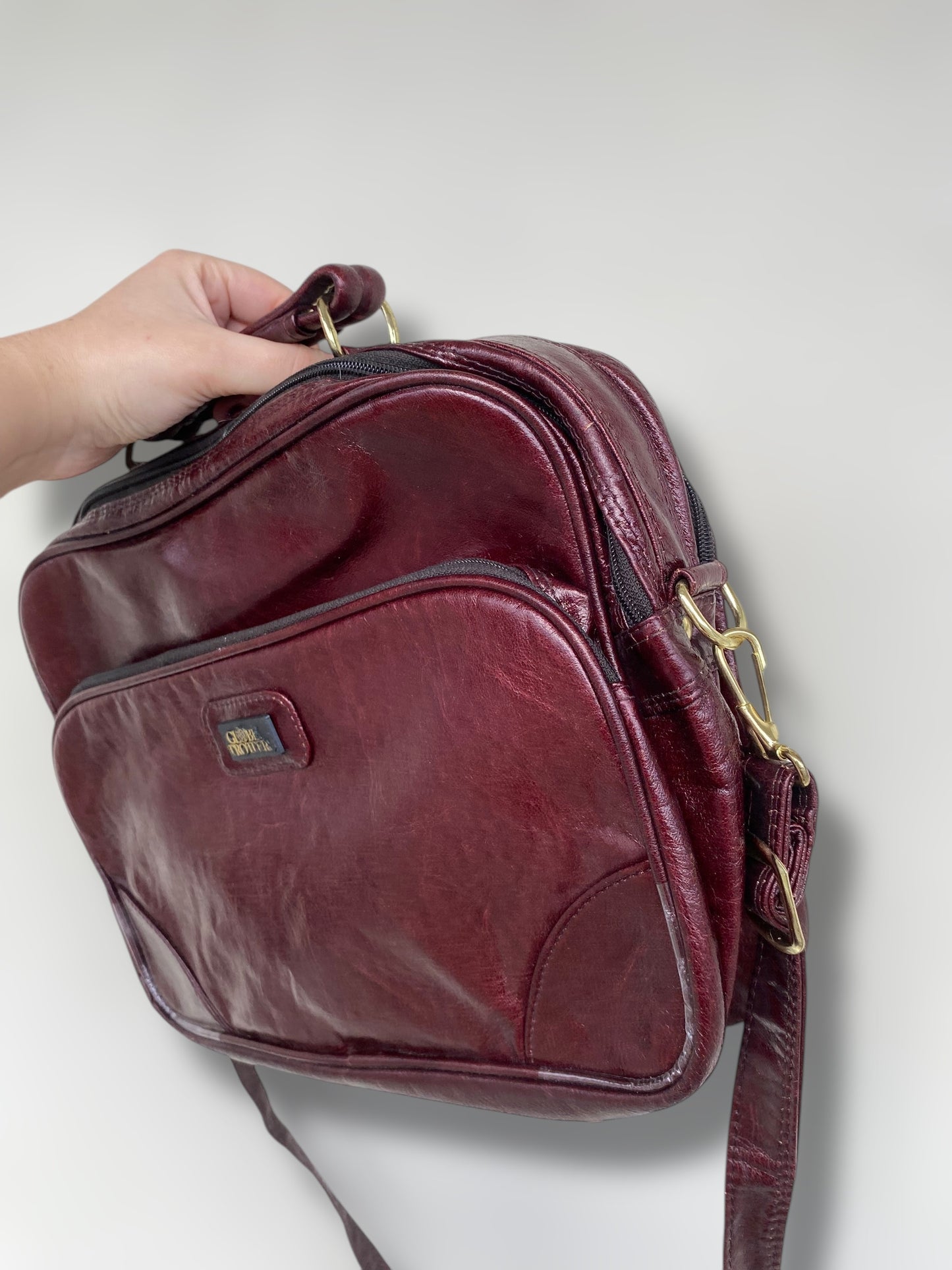90s Globe Trotter office bag