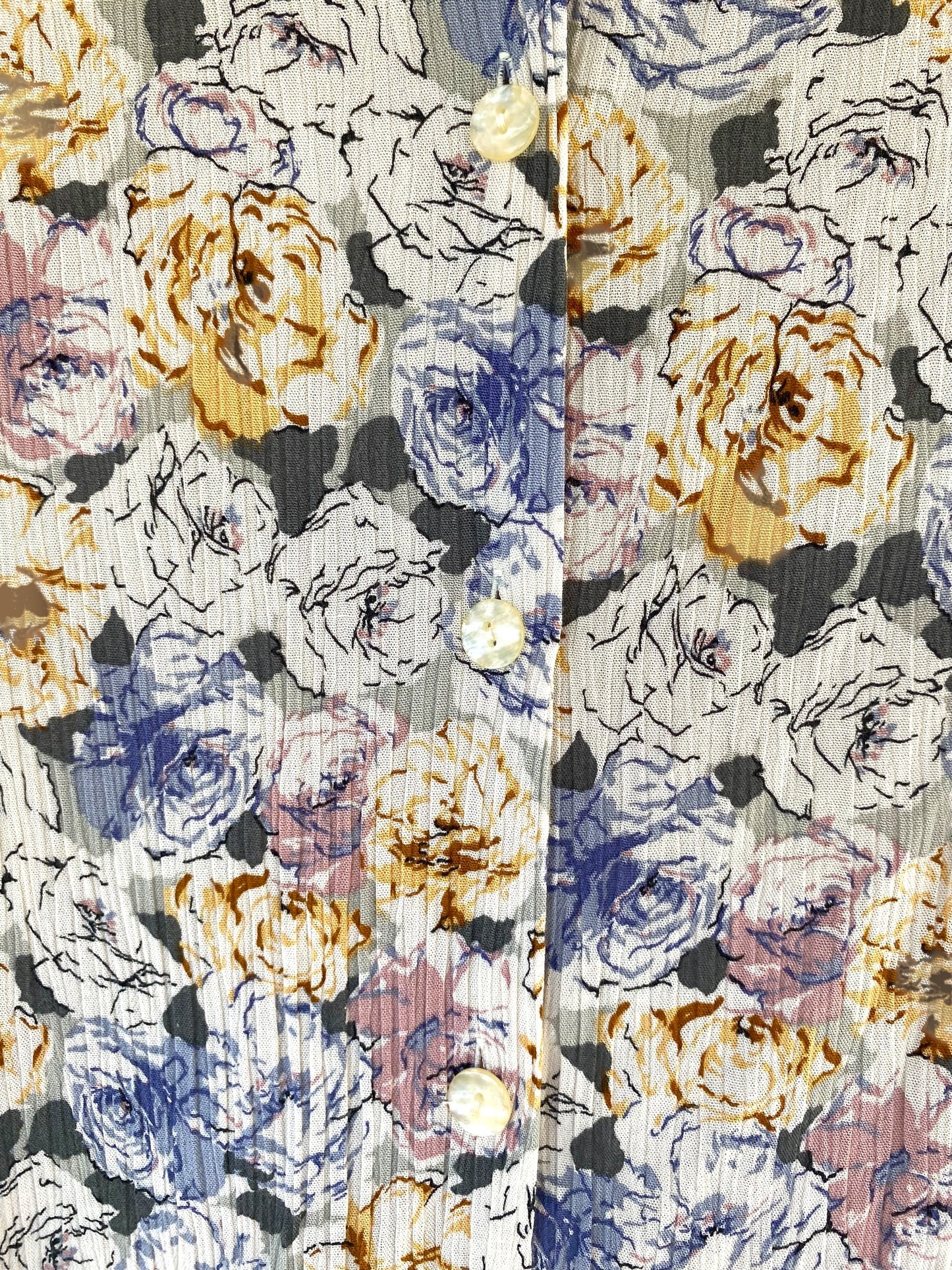 Earthy floral vintage shirt