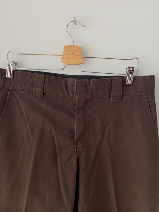 Brown Dickies flex chino
