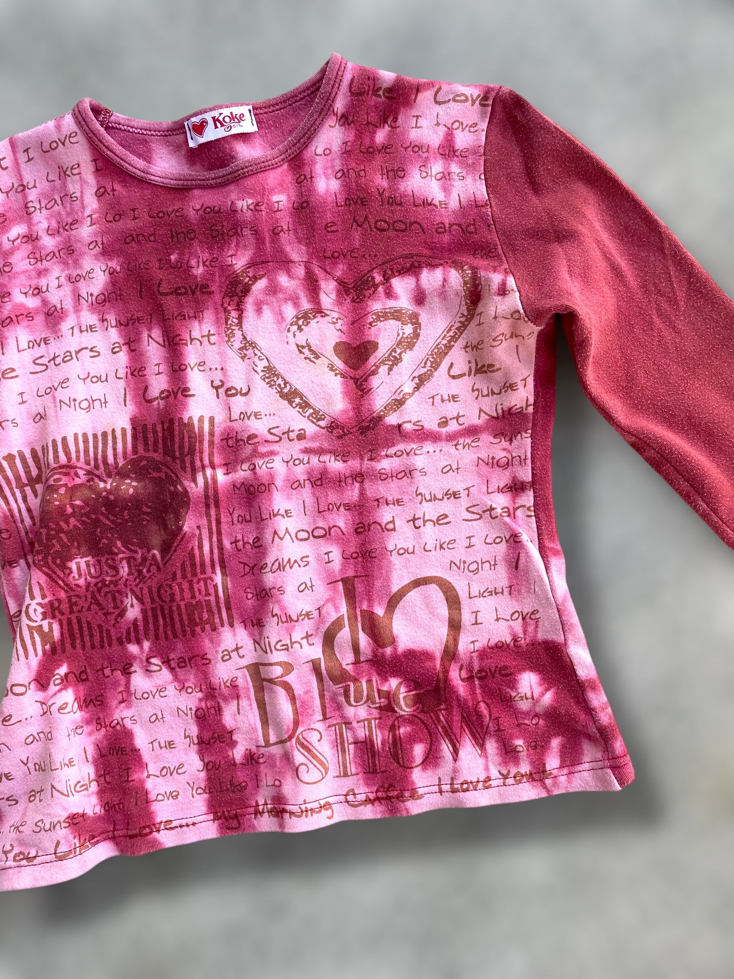 love Koke girl 00s top