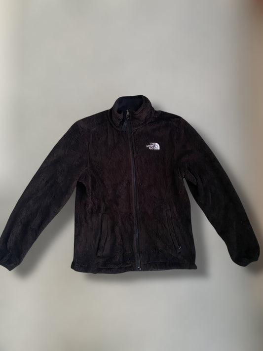The north face furry black fleece
