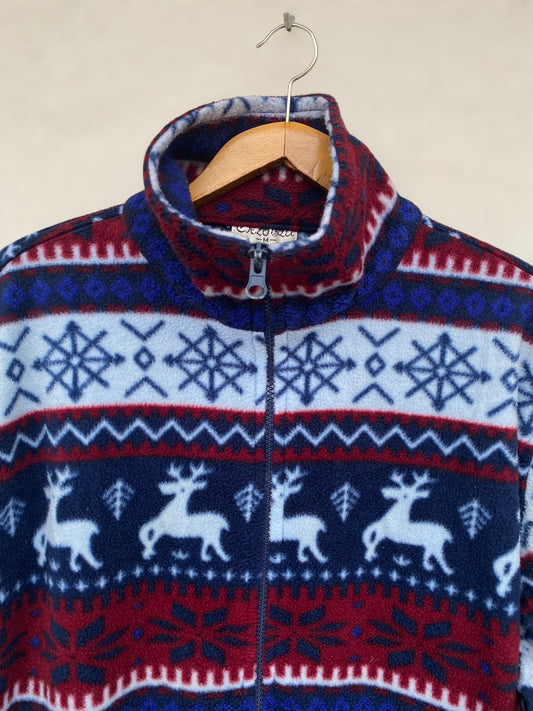 Winter Rudolph fleece