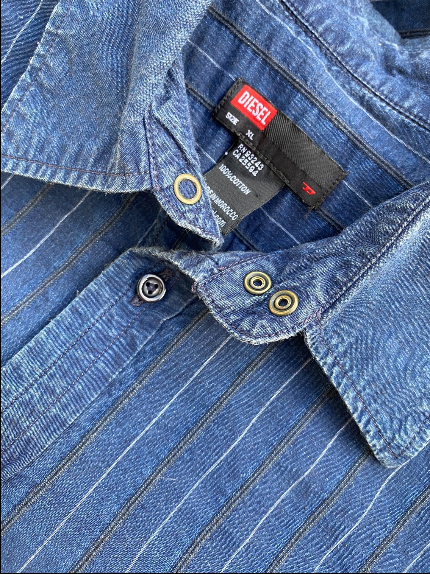 Diesel vintage shirt with embroidered back