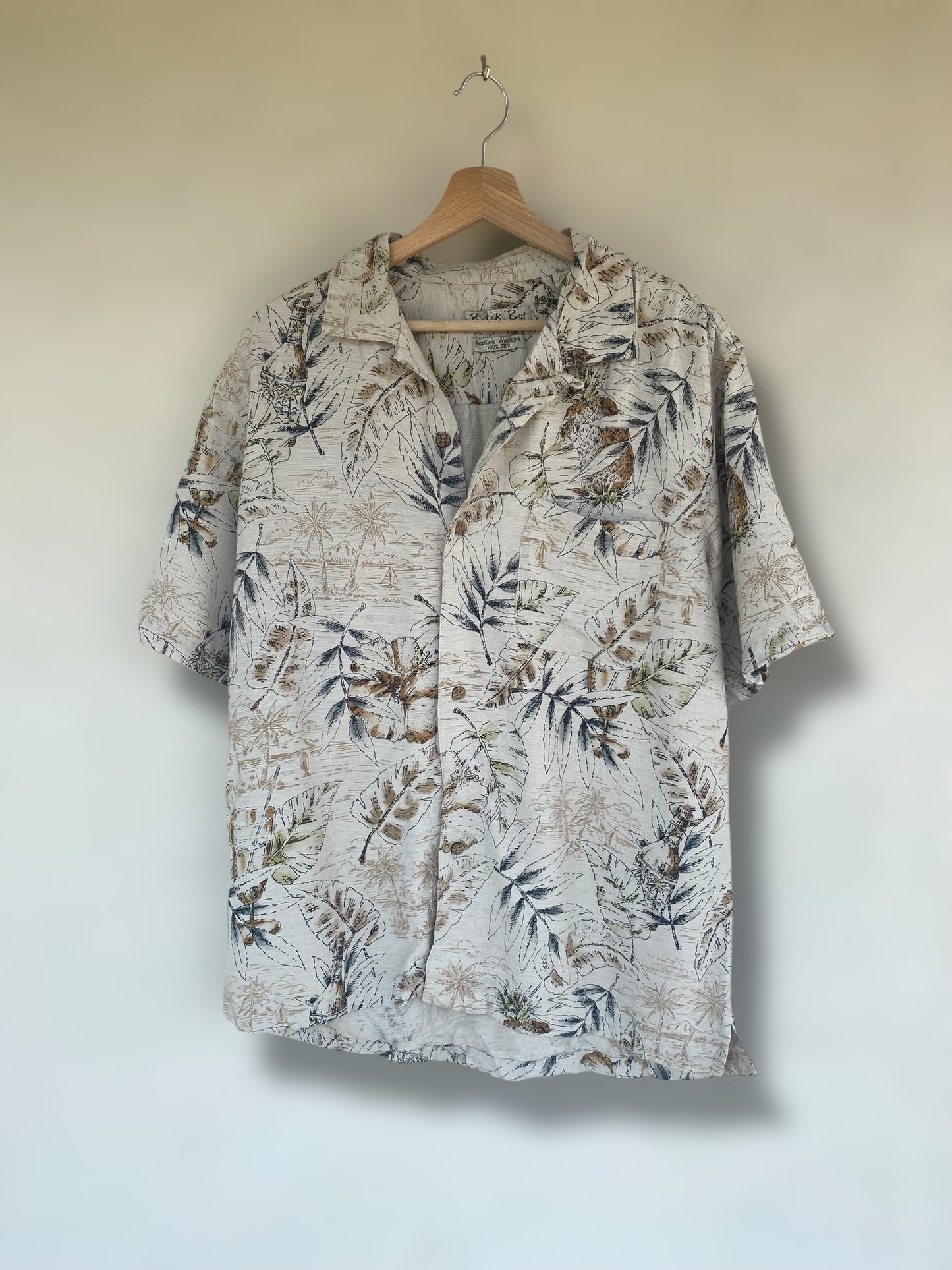 Batik Bay silk Hawaiian shirt