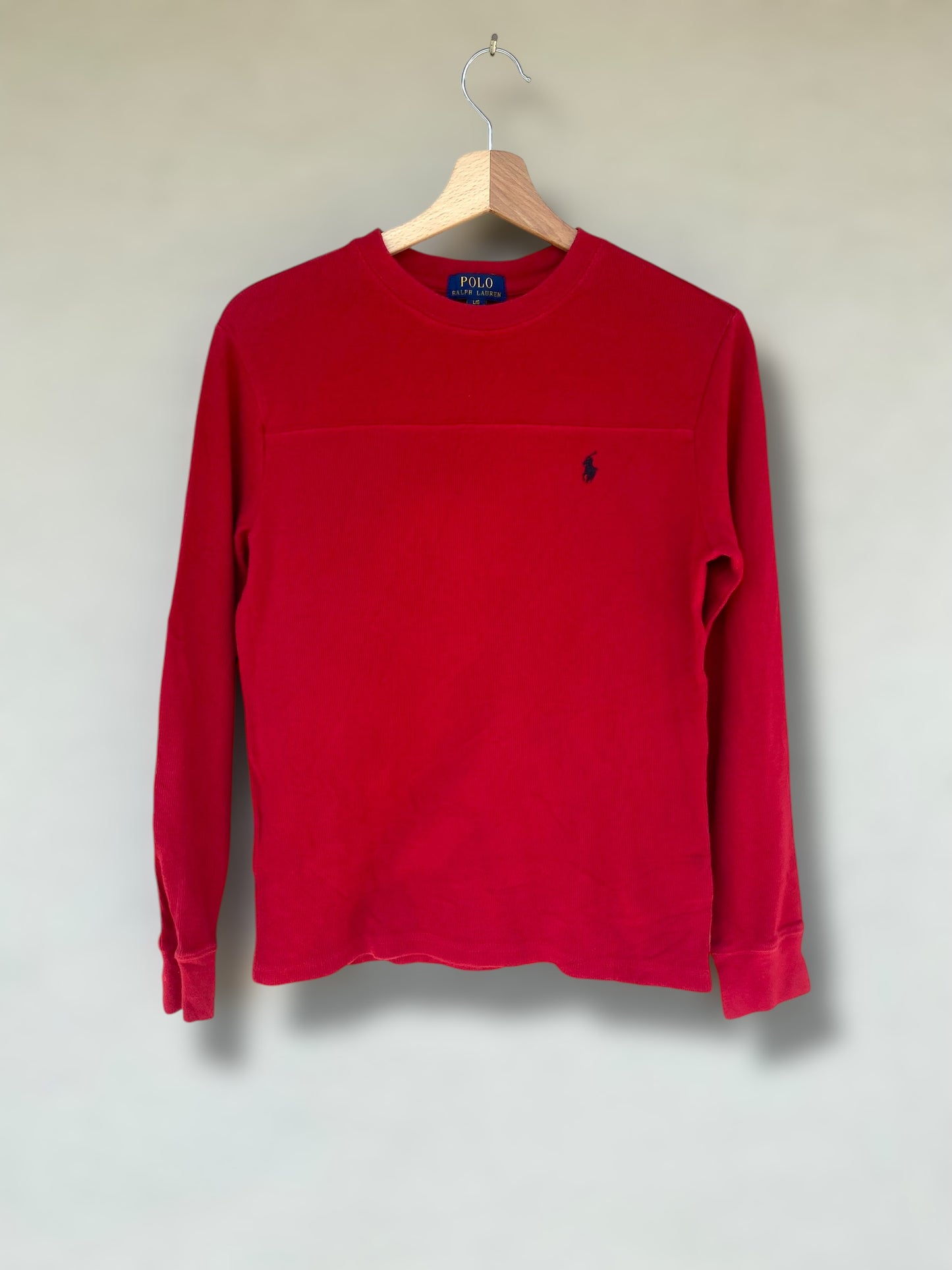 Red Ralph Lauren cotton sweater