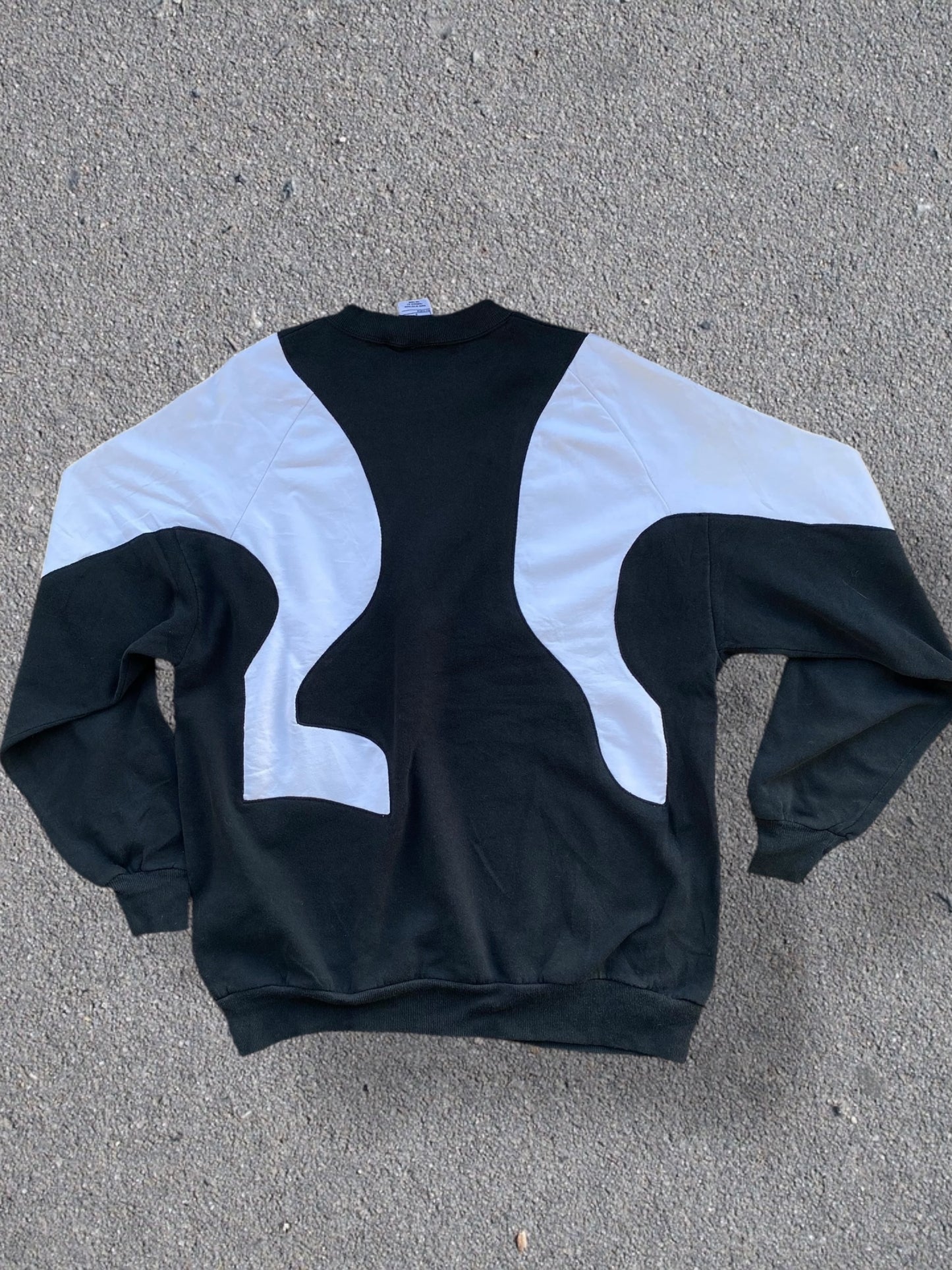 Nike reworked black and white sweatshirt