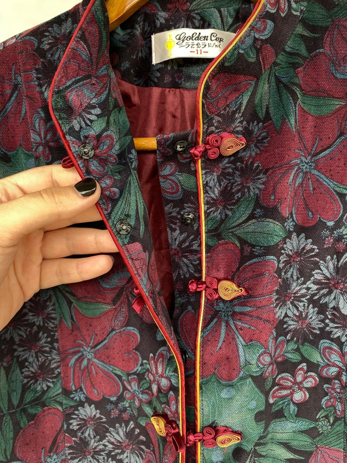 Velvet Japanese vintage jacket