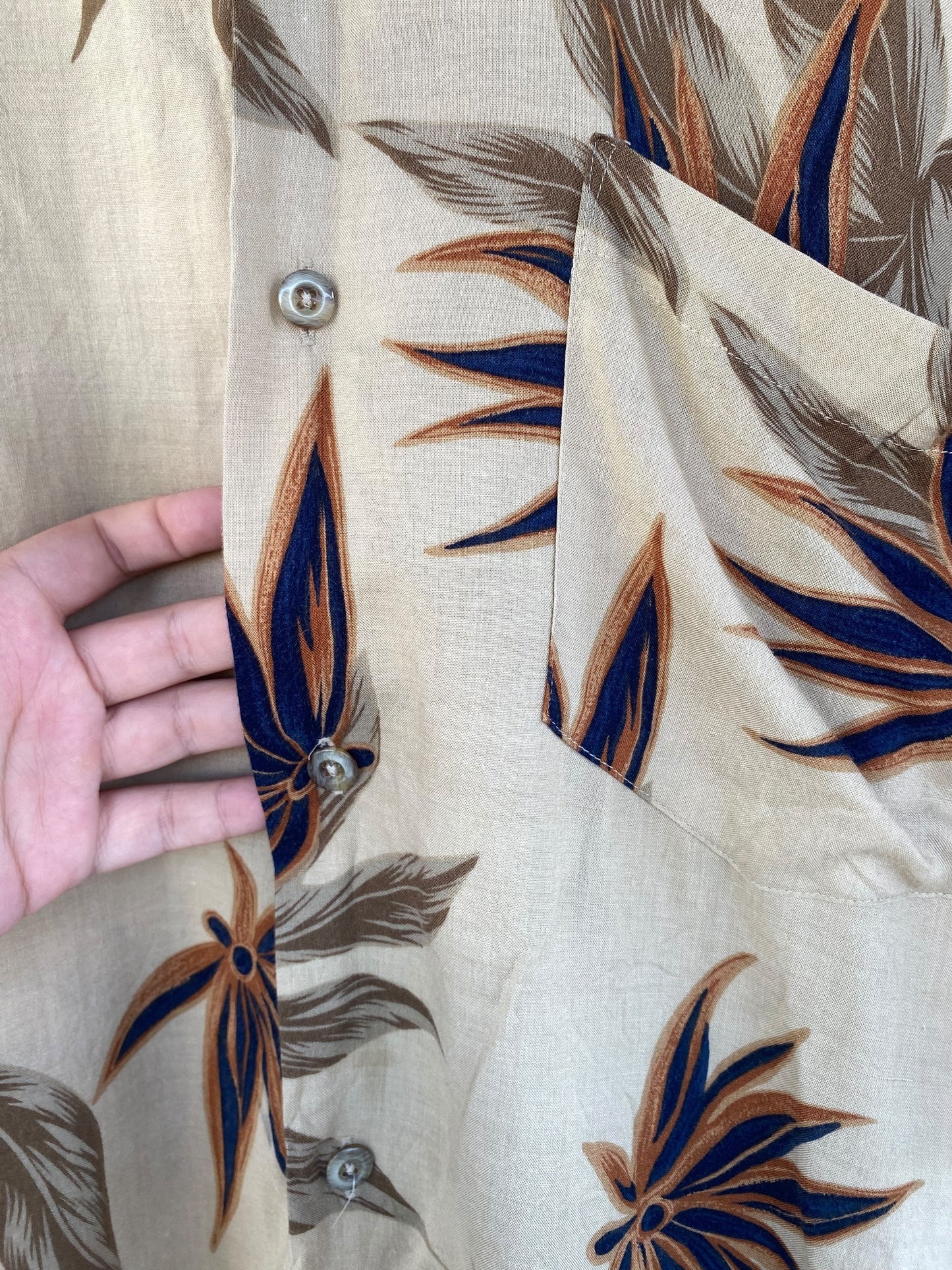 Bamboo cay Hawaiian shirt
