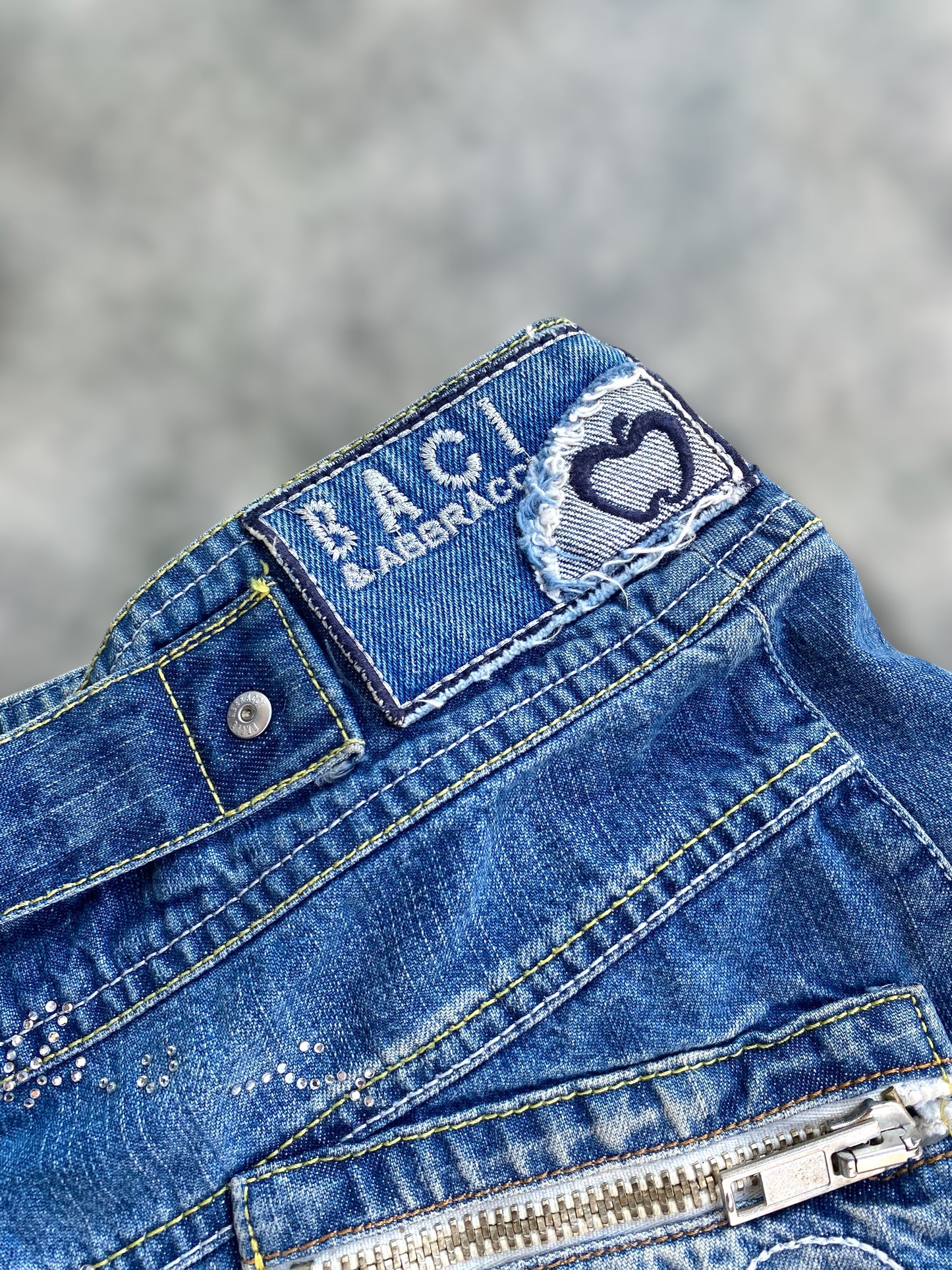 00s queen jeans mini skirt