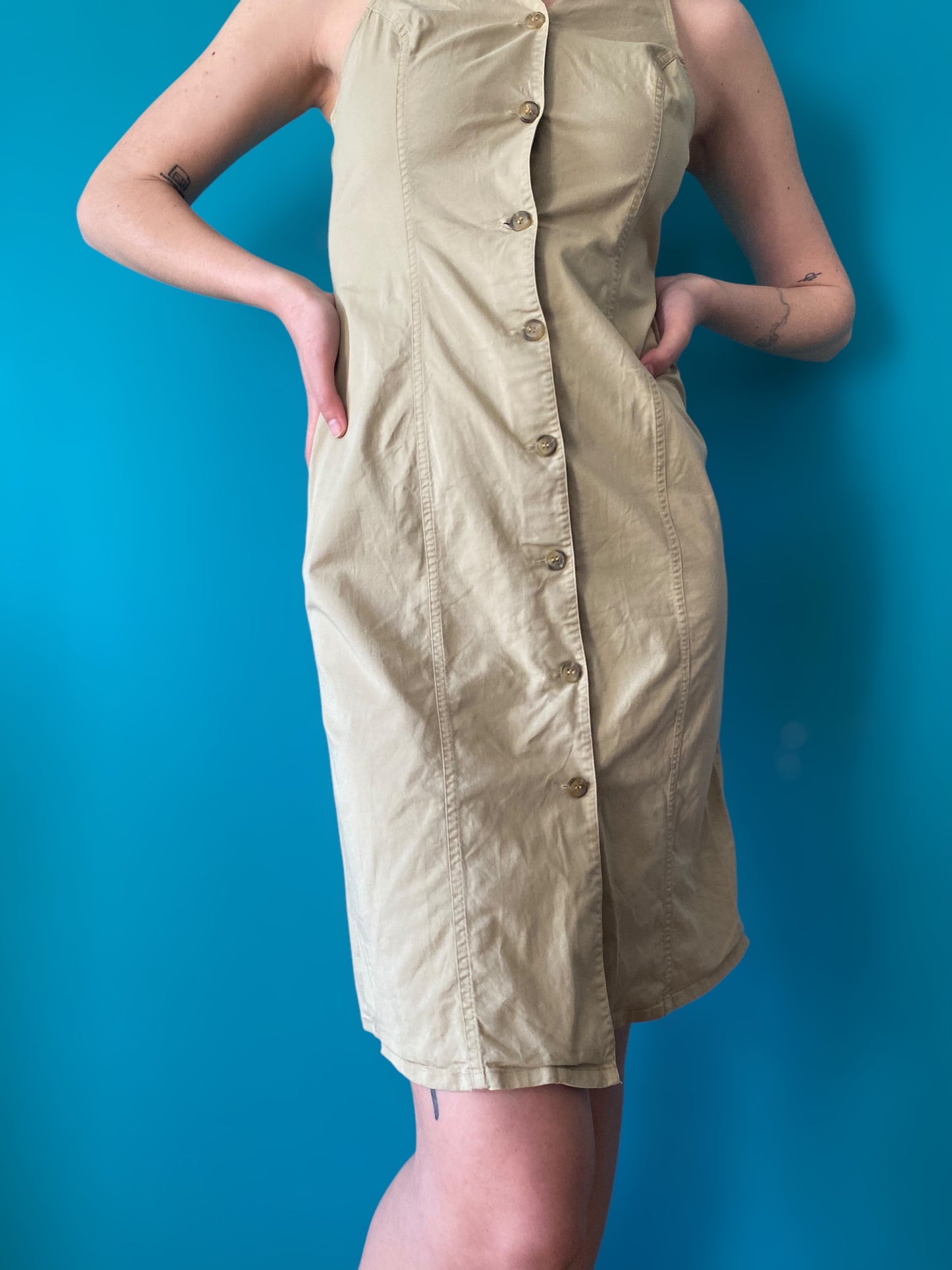 Beige Safari dress