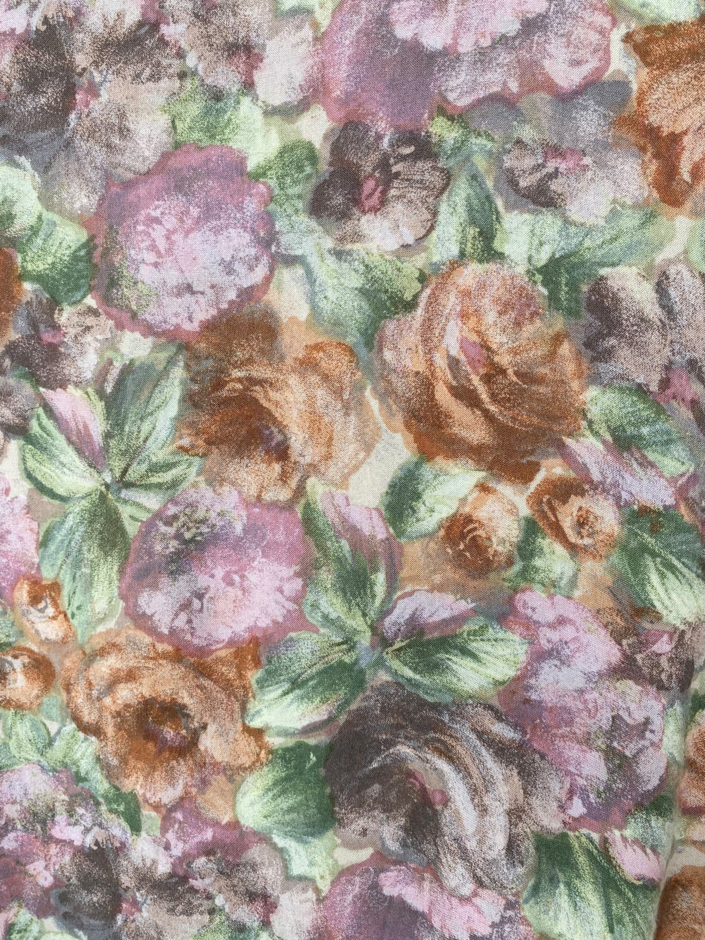 “Painted flowers” vintage shirt