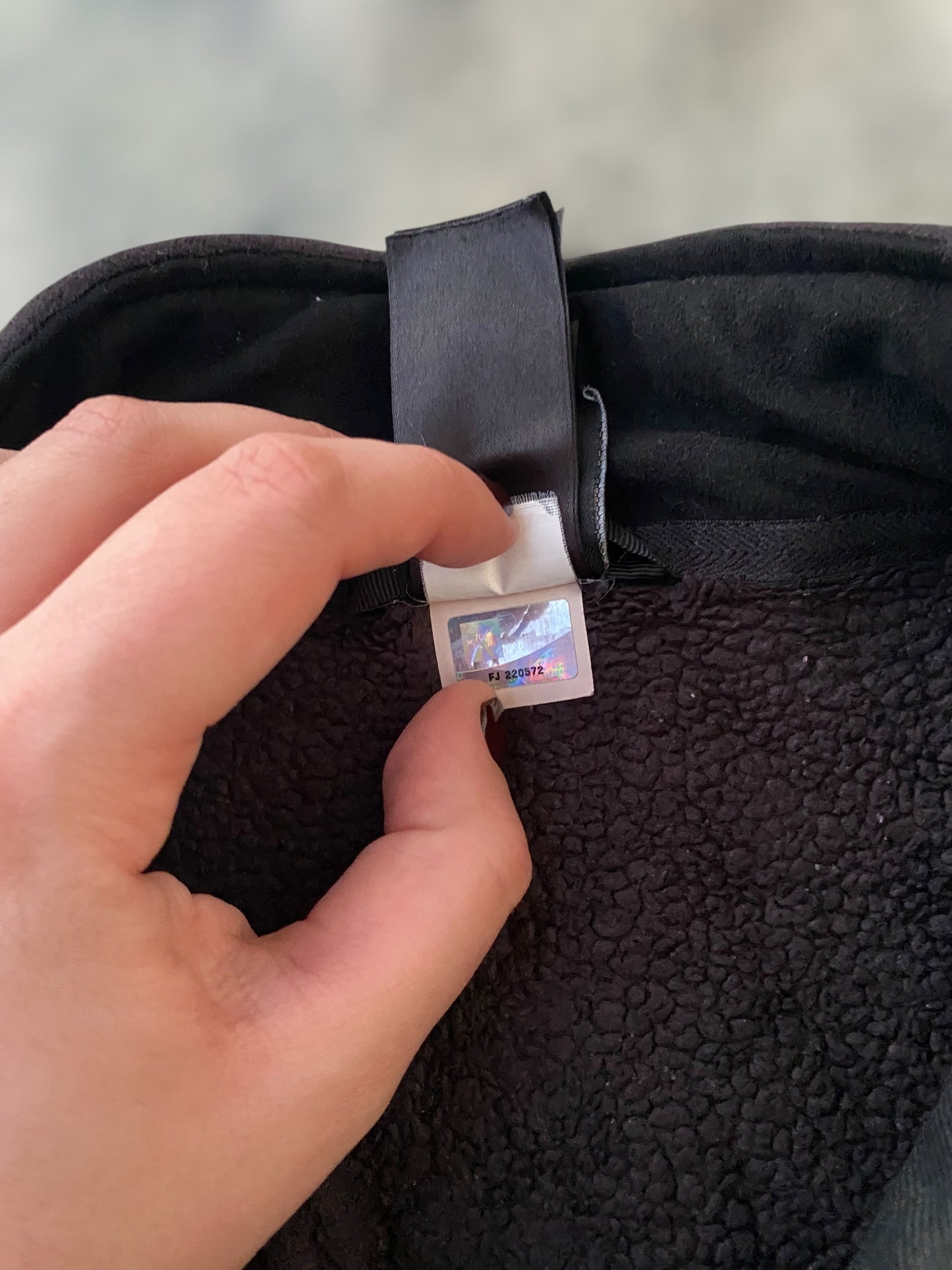 The North Face dark fleece