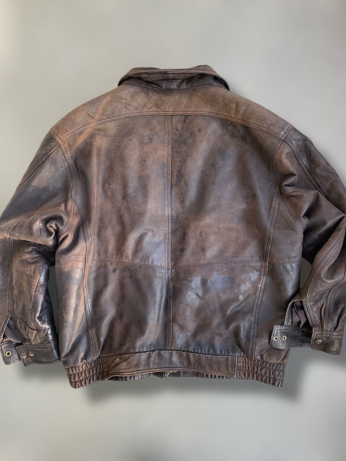 Dusty brown vintage CANDA bomber jacket