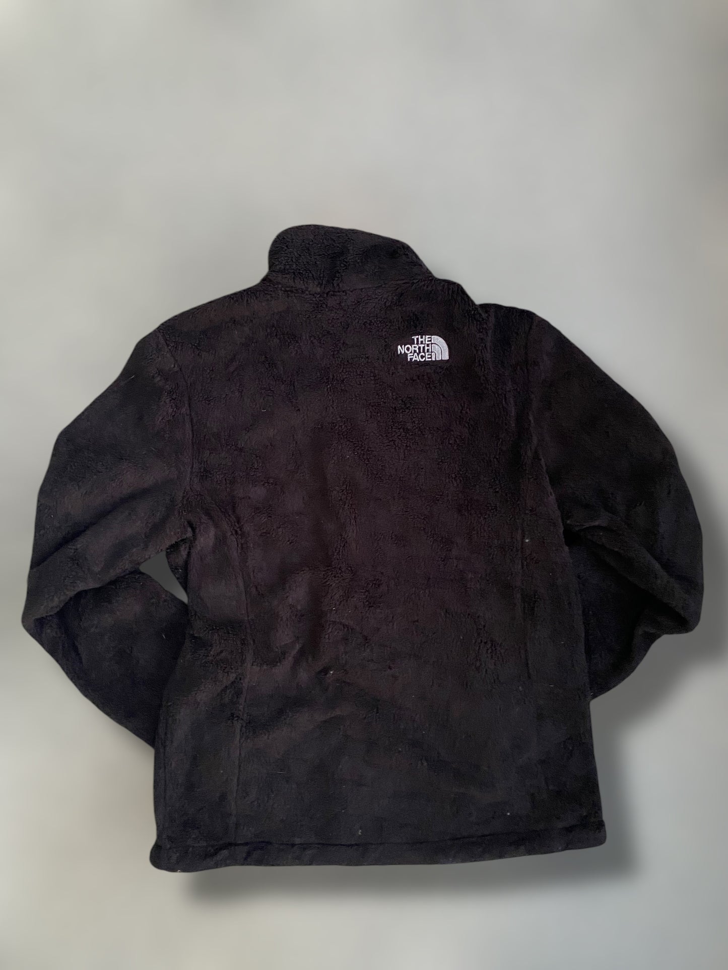 The north face furry black fleece