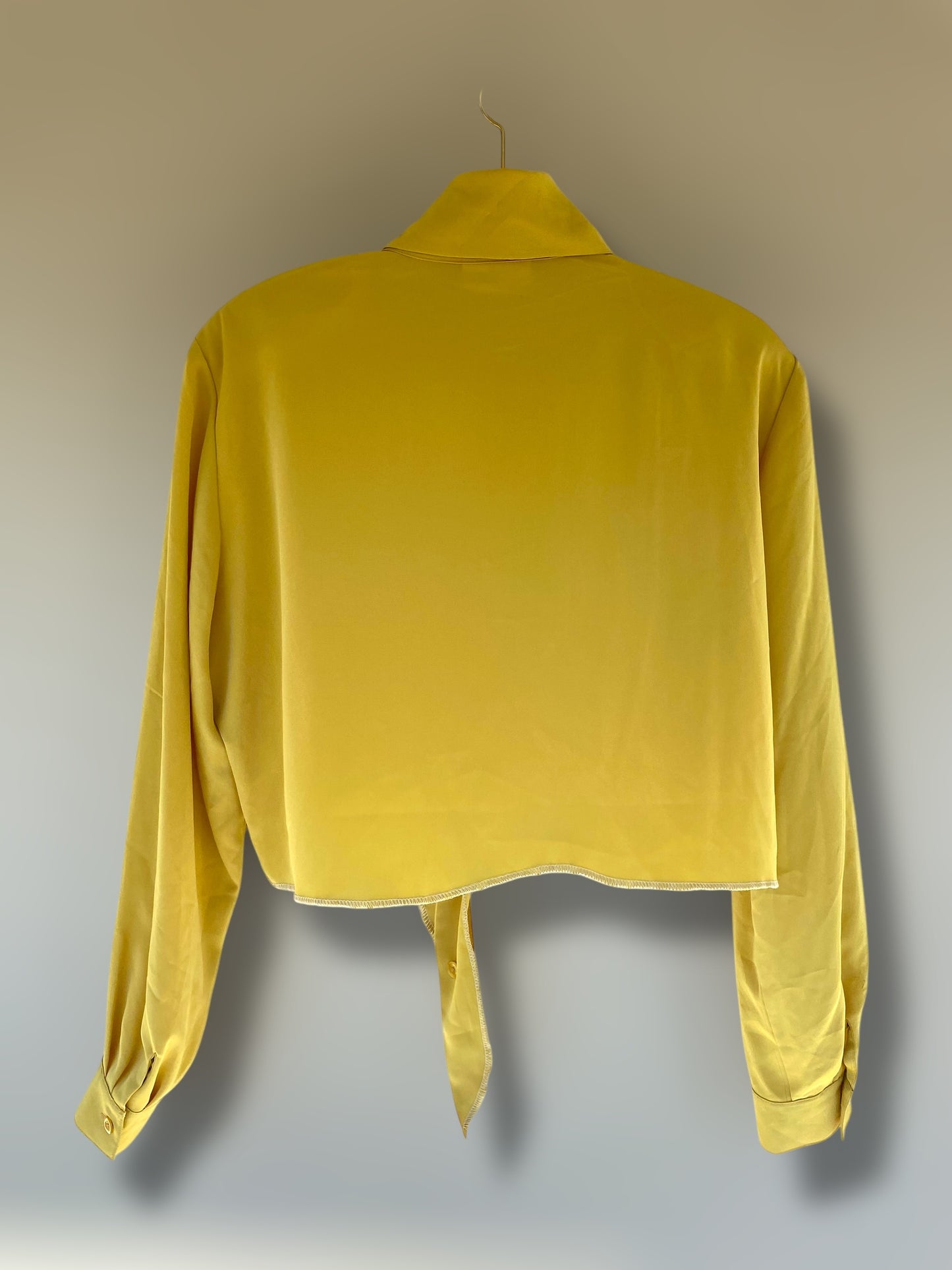 Gerry Weber mustard crop shirt