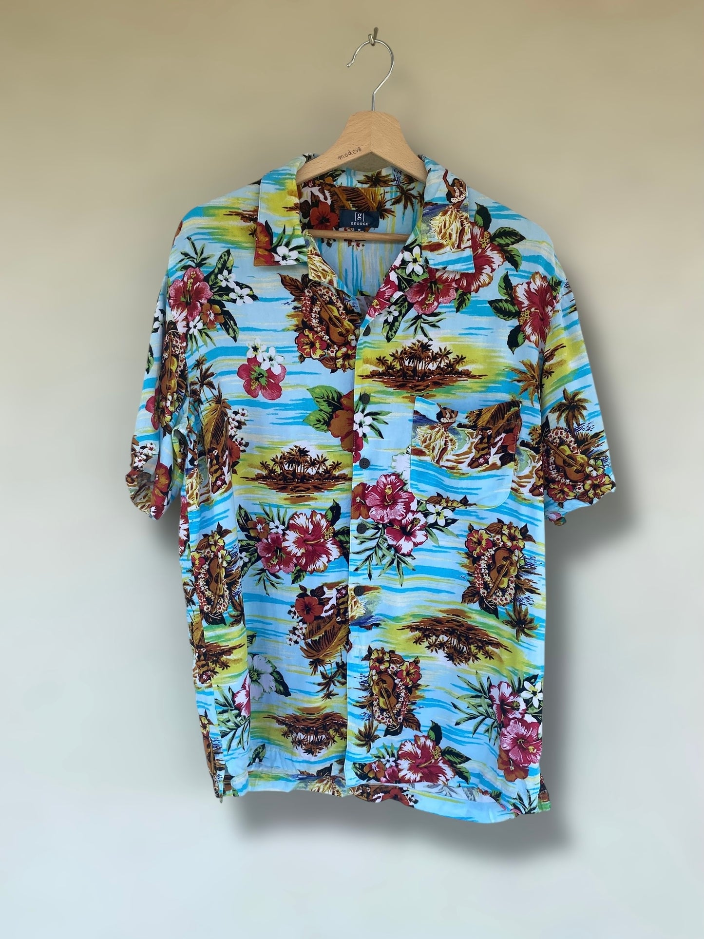 “Hula hoop” Hawaiian vintage shirt