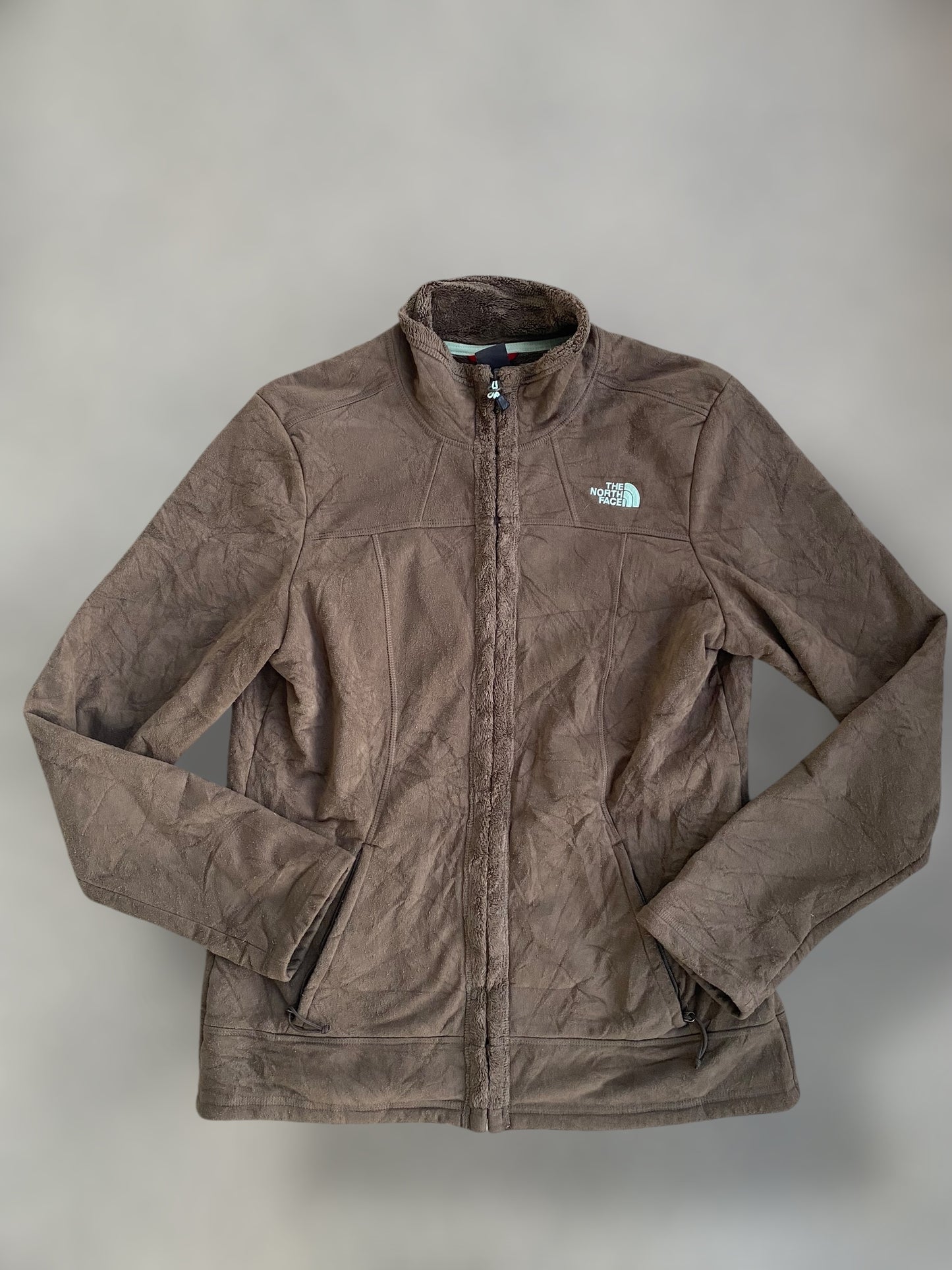 The North face fleece jacket in caramel color