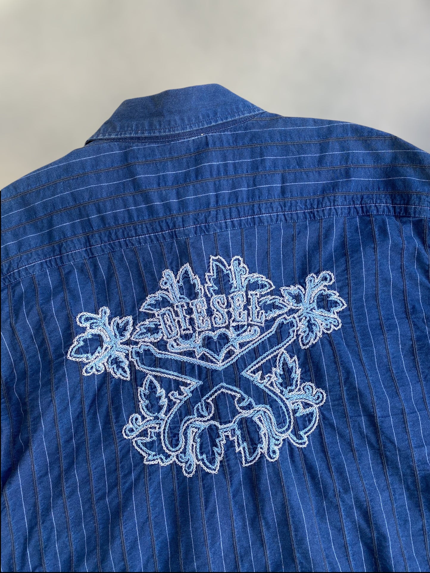 Diesel vintage shirt with embroidered back