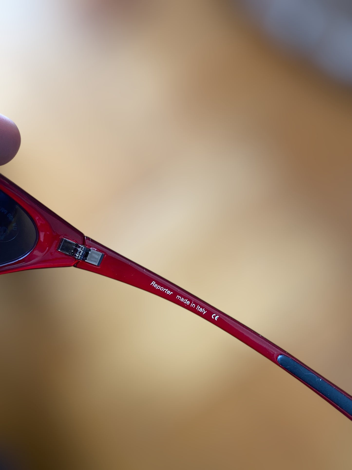 Vintage red Reporter sunglasses