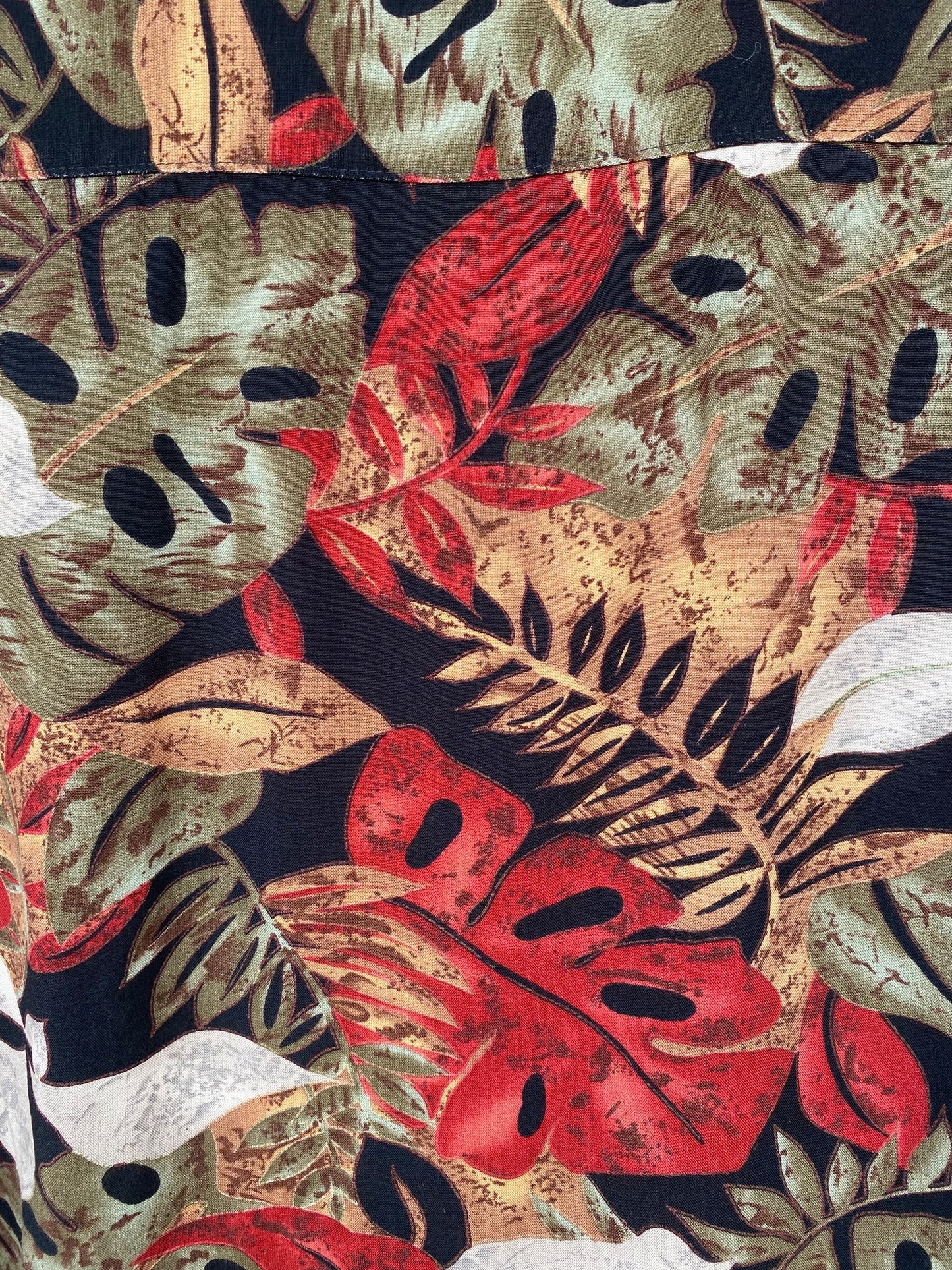 “Jungle leaves” vintage shirt
