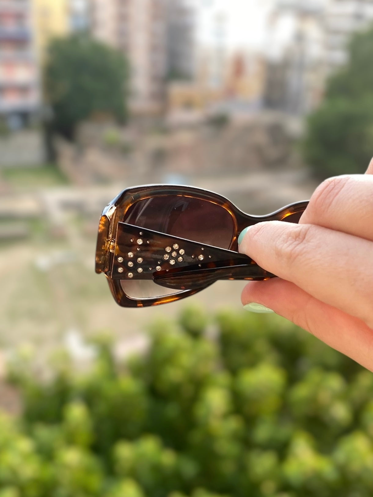 Vintage brown tortoise Klass sunglasses