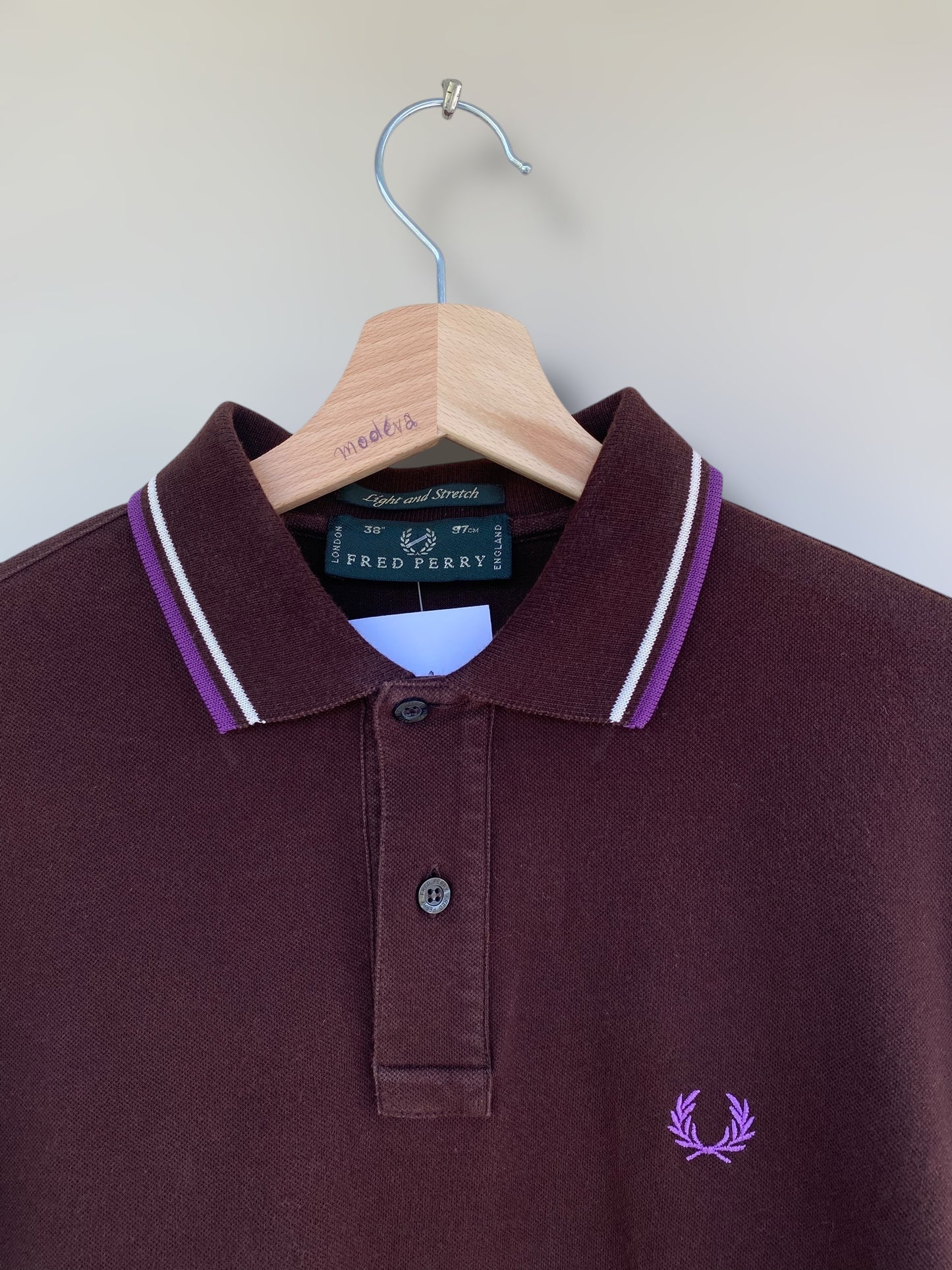 Fred Perry brown polo shirt