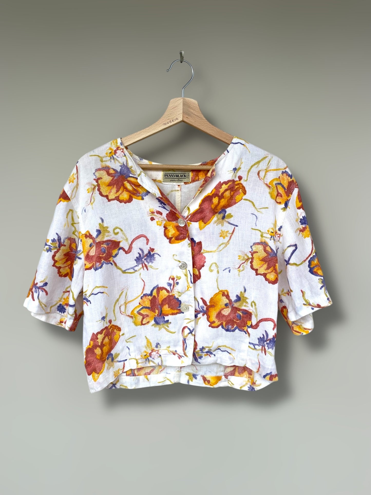 Penny Black pure lino vintage shirt