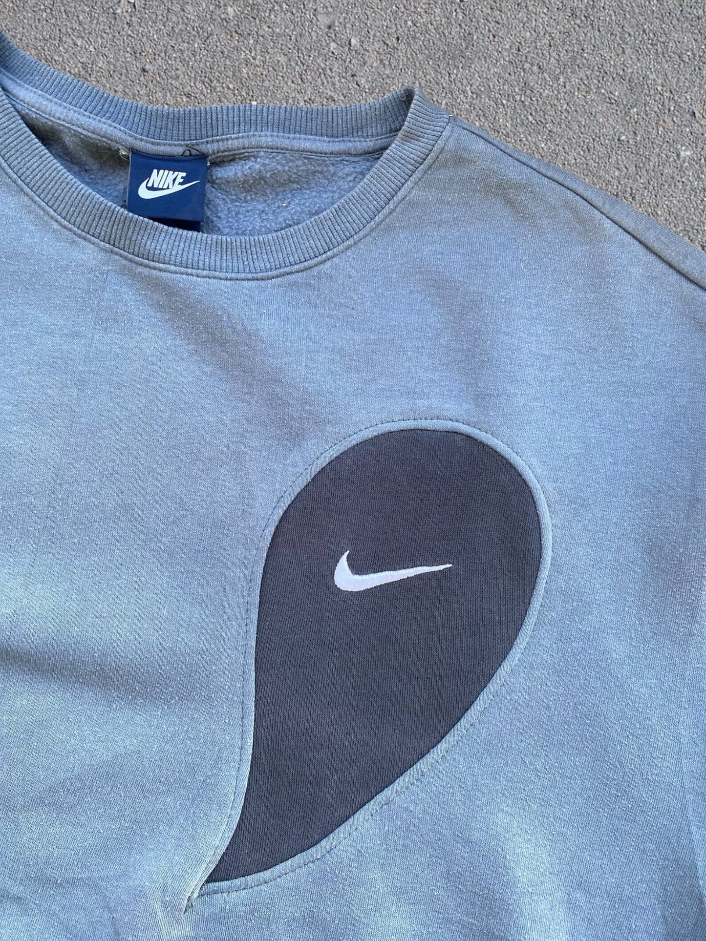 Nike reworked grey sweatshirt