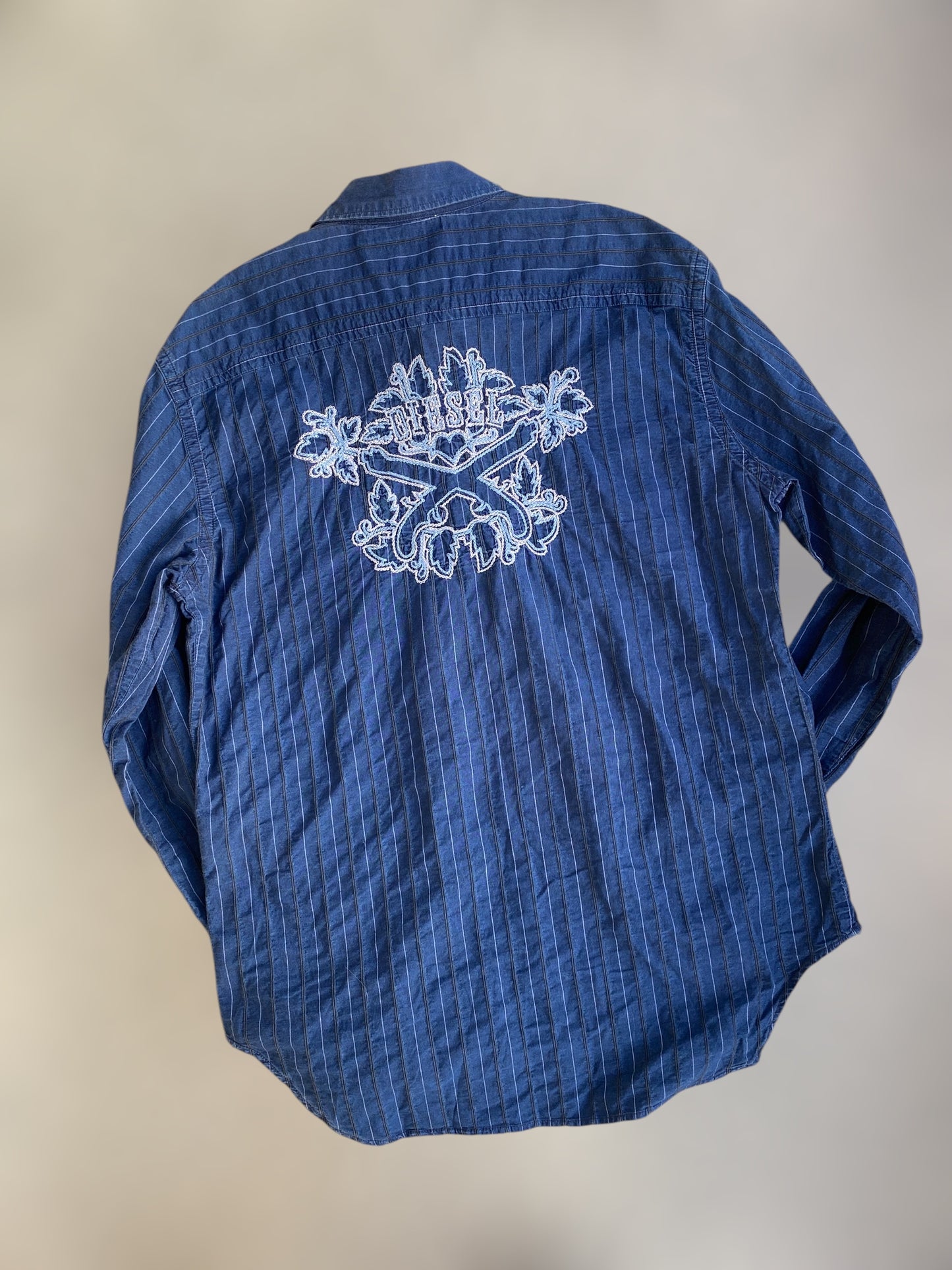 Diesel vintage shirt with embroidered back