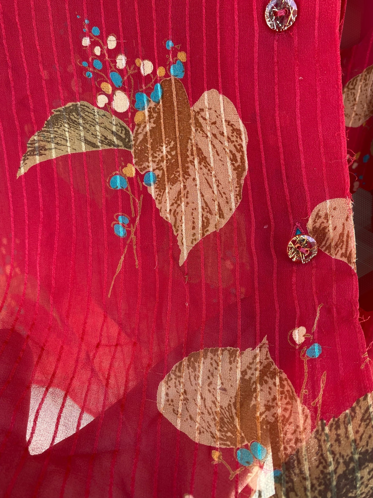 Silk light see through vintage shirt