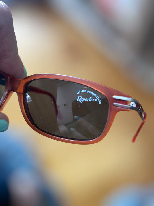 Vintage dark pink Reporter sunglasses