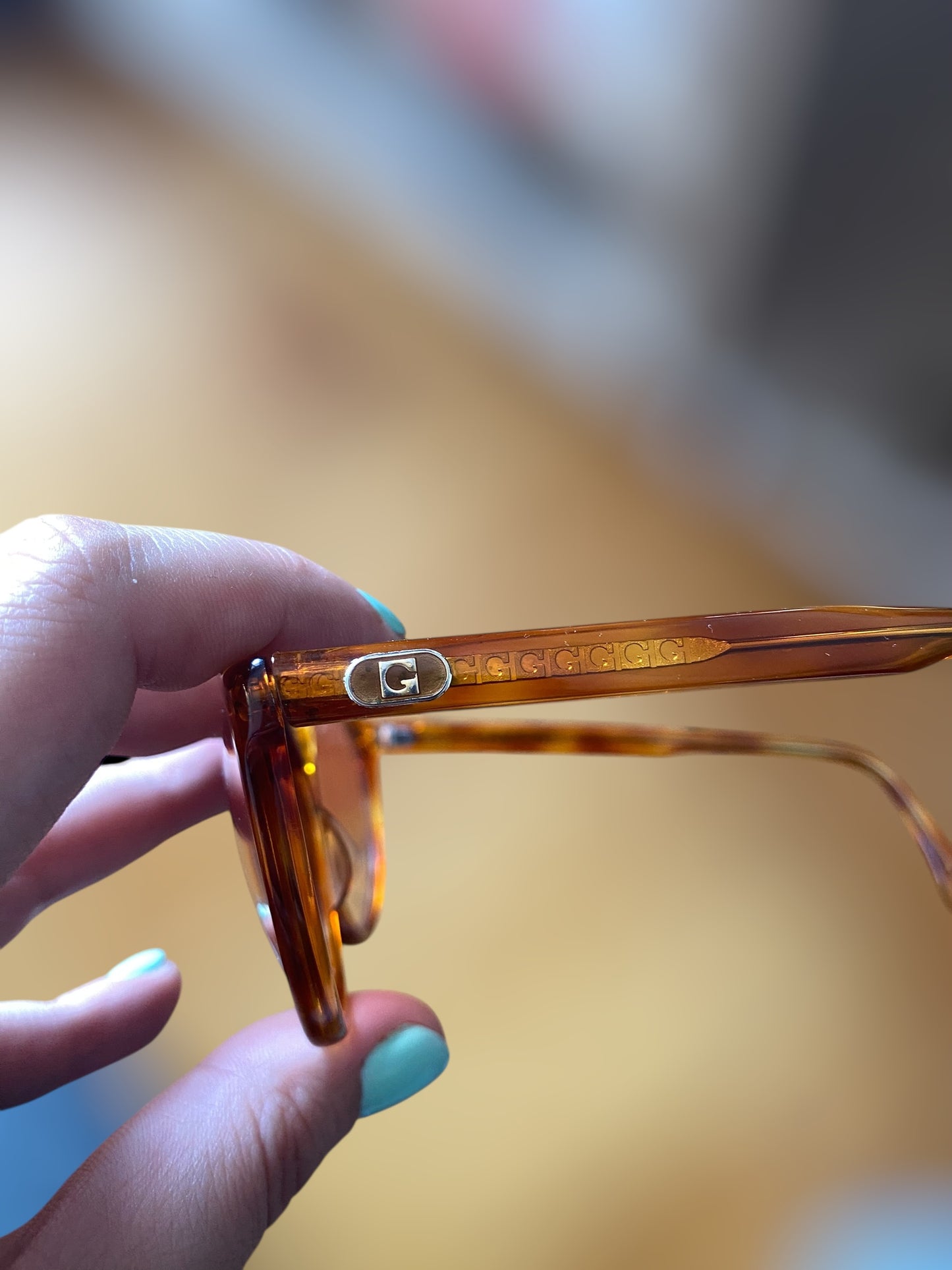 Vintage orange Gherardini sunglasses
