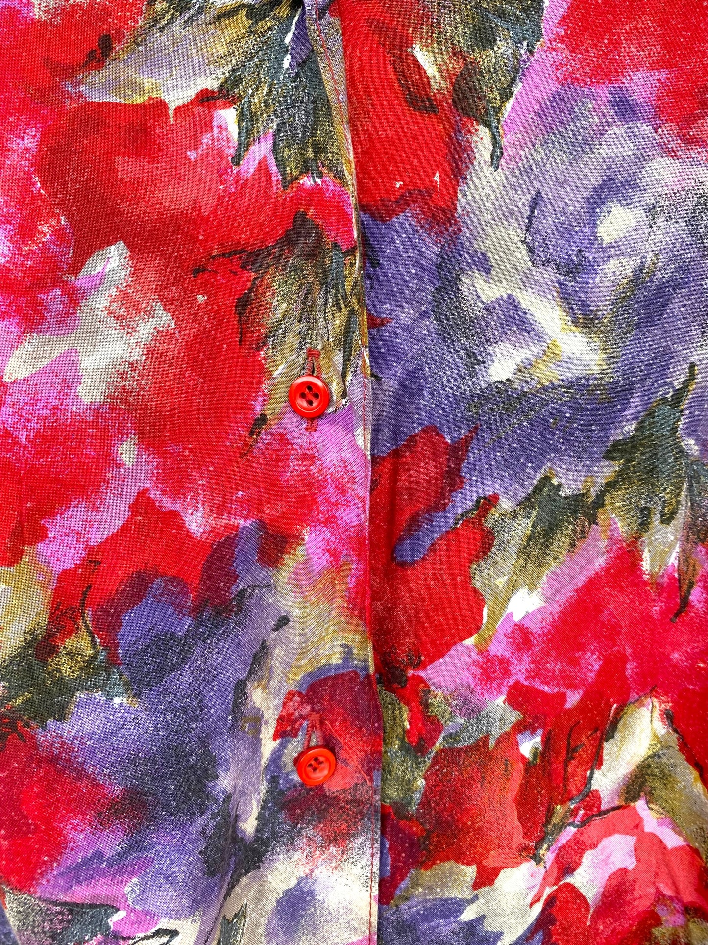 “Aquarella flowers” vintage shirt
