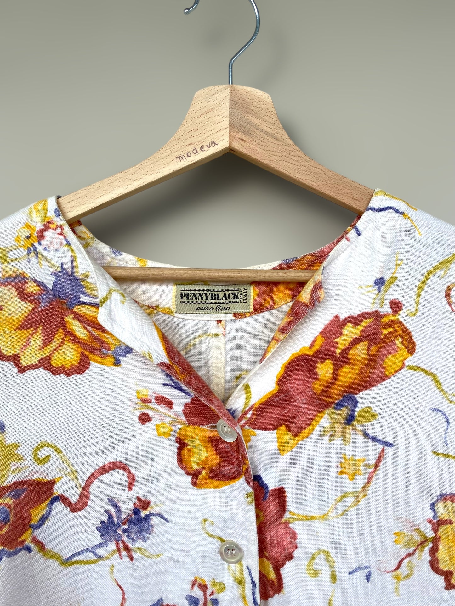 Penny Black pure lino vintage shirt